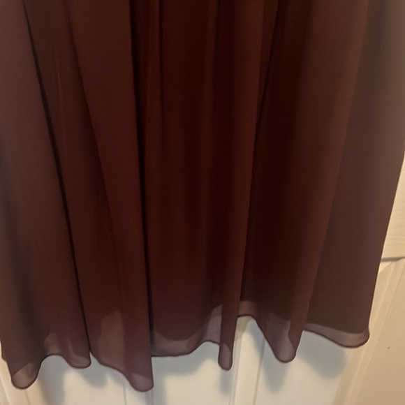 Mixed media empire waist sleeveless dress - Picture 5 of 8